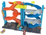 Hot Wheels City Transforming Race Tower Playset, Track Set with 1 Toy Car