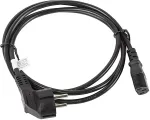 LANBERG | CEE 7/7 to IEC 320 C13 Power Cord | CA-C13C-11CC-0018-BK