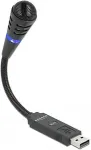 DELOCK USB Mikrofon mit Schwanenhals und Mute Button