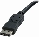 StarTech.com 10ft DisplayPort - DVI, DisplayPort, DVI-D, Male/Male, Black