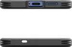 Spigen Kaitse&uuml;mbris Tough Armor (MagFit), Samsung Galaxy S25, must, tugijalaga, MagSafe &uuml;hilduv,