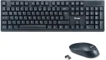 Klaviatuur Equip Kombi Wireless Tastatur+Maus DE schwarz