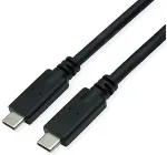 ROLINE 11.02.9066 USB cable USB 3.2 Gen 2 (3.1 Gen 2) 6 m USB C Black