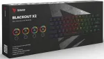 Klaviatuur SAVIO BLACKOUT X2 Mechanical Keyboard OUTEMU Brown, Hot Swap