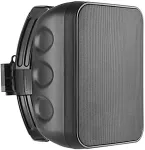 Noname Wall Speaker, 60W, 6.5", Two-Way, Black, Weather-Resistant