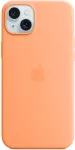 APPLE iPhone 15 Plus Silicone Case with MagSafe - Orange Sorbet (MT173ZM/A)