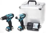 MAKITA CLX224X elv&aelig;rkt&oslash;j kombinationss&aelig;t Batteri