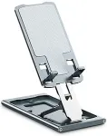 Inter-Tech mobile phone and tablet holder MTS-105 (titanium/gray, up to 12" and 750g)