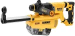 DeWALT dust extraction system DWH205DH, for rotary hammer DCH263, yellow extraction station, high-performance HEPA filter