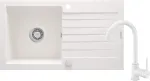 Deante Granite sink with 1-bowl faucet with drainer