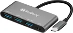 SANDBERG USB-C to 3 x USB 3.0 Converter