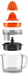 Mahlapress Taurus Citrus Glass electric citrus press 1 L 30 W Black, Red, Transparent