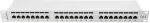 LANBERG PATCH PANEL 24 PORTS 1U 19" CAT.6 FTP SHIELDED GREY