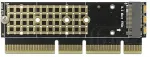 DELOCK PCI Express x16 (x4 / x8) Karte zu 1 x NVMe M.2 Key M f&uuml;r Server