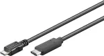 PREMIUMCORD ku31cb06bk USB cable USB 3.2 Gen 1 (3.1 Gen 1) 0.6 m USB C Micro-USB B Black