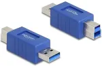 Delock Adapter 5Gbps USB A Stecker zu B Stecker gekreuzt
