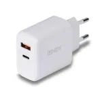 Lindy USB Ladeger&auml;t Typ A & C Charger 30W, wei&szlig;