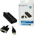 2direct Logilink Konverter VGA m. Audio zu HDMI konform m.High Spee
