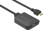 PREMIUMCORD HDMI 2.0 Mini Splitter 1-2 Pigtail 4Kx2K@60Hz HDCP2.2 Downscaler