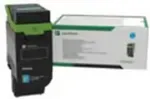 Tooner LEXMARK Toner Lexmark Toner Lxk CS632,CX635 Cyan Rtn 11.7K Crtg