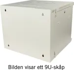 TOTEN 19&rdquo; wall cabinet , System Z, 6U, 600x600, glass door, white / ZS66066000 / 19-Z6606V