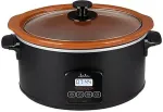 JATA JEOL2145 slow cooker 5 L 210 W Black, Terracotta