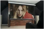 Elite Screens Electric Projection Screen, White | SKT150XHW2 | Diagonal 150 " | 16:9
