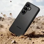 Tech-Protect Kaitse&uuml;mbris Magmat, Samsung Galaxy A57 5G, matt l&auml;bipaistev musta &auml;&auml;rega,