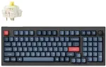 Klaviatuur KEYCHRON V5 Max RGB - US Layout - Hot-Swappable Gateron Jupiter Banana Wireless Keyboard