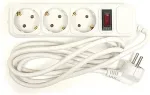 Noname Extension cord 1.8m, 3 sockets, with switch