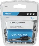 Vivanco adapter 6,3mm - RCA (46049)