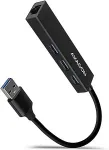 AXAGON SuperSpeed USB-A Hub and Gigabit LAN | HMA-GL3A