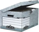 Fellowes Arhiivikarpide konteiner , 293x 378 x 545mm, hall/valge kartong 3Re