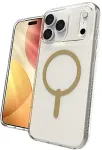 Zagg Milan Snap Apple 17 Pro Max Glitter Gold Protective Case