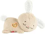 Mattel Fisher-Price Soothe & Settle Bunny Plush Baby Toy & Customizable Sound Machine with Motion