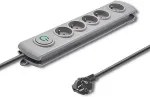 UPS Qoltec Surge protector 5 sockets 3m gray