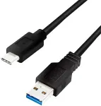 2direct Logilink USB-C Kabel 3.2 Gen1, C/M zu USB-A/M, schwarz 1,5 m