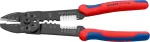 KNIPEX crimping pliers 97 32 240 (red/blue, stripping, crimping 0.5 - 6.0mm2)