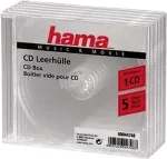 Toorikud HAMA CD/CD-ROM sleeves - clear - 5 pack (44748)