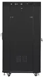 LANBERG RACK installation cabinet solution 19 22U 800X800 black LCD glass door (FLAT PACK)