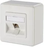 MetzConnect METZ CONNECT E-DAT modul 1 Port AP Cat.6A reinweiss