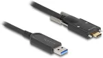 DELOCK Aktives Optisches Kabel USB 10 Gbps Typ-A Stecker zu USB Type-C&trade; Stecker mit Schrauben seitlich 5 m