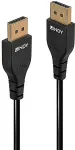 Lindy Slim Line - DisplayPort-Kabel - DisplayPort (M) bis DisplayPort (M) - DisplayPort 1,4 - 1,0m - rund, unterst&uuml;tzt 4K 60 Hz (3840 x 2160), unterst&uuml;tzt 4K 60 Hz (4096 x 2160), unterst&uuml;tzt 4K 144 Hz (3840 x 2160), unterst&uuml;tzt 8K 60 Hz (7680 x 4320) ...