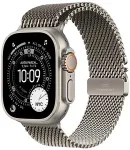 APPLE Watch Ultra 3 GPS + Cellular 49mm Natural Titanium Case with Natural Titanium Milanese Loop - Large