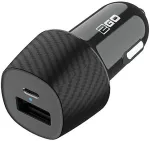 2GO KFZ-Ladeger&auml;t 20W 1xUSB-C 1xUSB-A schwarz