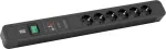 Bachmann Primo 2 power extension 2 m 6 AC outlet(s) Black