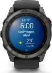 Garmin fēnix 8 Pro 3.56 cm (1.4") AMOLED 51 mm Digital 454 x 454 pixels Touchscreen Black, Grey, Titanium Wi-Fi GPS (satellite)