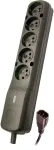 Lestar LZ- 530 BW G-A K.:CZ 1,5M IEC320 power extension 1.5 m 5 AC outlet(s) Indoor Black