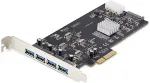 StarTech.com 4-PORT USB-A PCIE CARD 5GBPS