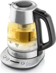 Veekeetja ETA | Kettle | Crystela Premium ETA915390000 | Electric | 2200 W | 1.5 L | Glass | 360&deg; rotational base | Stainless steel/Glass